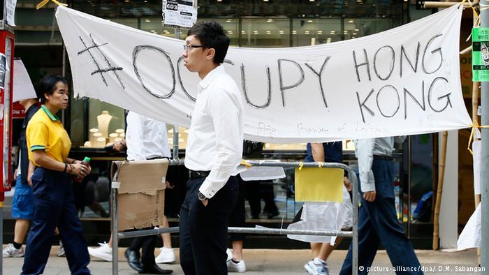 Proteste in Hongkong 05.10.2014